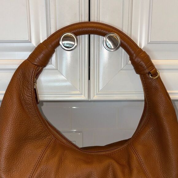 Michael Kors Bag Purse Handbag Pebbled Leather Hobo Large Shoulder Bag - Picture 4 of 16